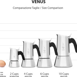 Filtrul de cafea, Bialetti, 4 portii, Auriu rose - Img 2