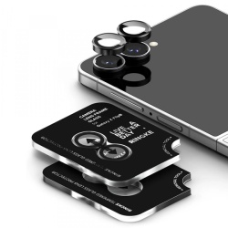 Folie de protectie Camera Spate Ringke pentru Samsung Galaxy Z Flip8 F776, Sticla Securizata, Set 2 bucati, Neagra