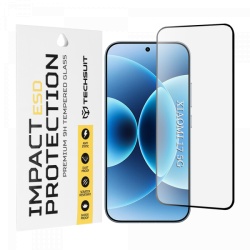 Folie de protectie Ecran Techsuit pentru Xiaomi 17, Sticla Securizata, Full Glue, Neagra