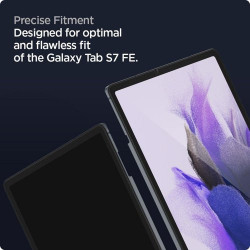 Folie protectie tableta SPIGEN GLAS.TR "EZ FIT" pentru Samsung GALAXY TAB S7 FE 5G 12.4 T730 / T736B - Img 4