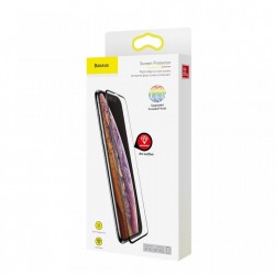 Folie sticla mata 3D Baseus Rigid-edge 0.3 mm pentru Apple iPhone XI 6.5 / iPhone XS Max black - Img 7
