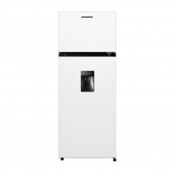 Frigider cu doua usi Heinner HF-205WDF+, 205 l, Clasa F, Dozator de apa, H 143.4 cm, Alb