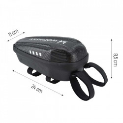 Geanta pentru ghidon trotineta electrica Wozinsky impermeabila 3L neagra (WSB3BK) - Img 4