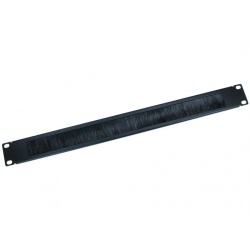 Ghidaj cabluri cu perii (organizator cabluri rack) , 1U , negru - DATEUP "9801130671