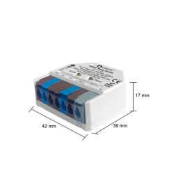 GLEDOPTO GL-C-310P ZigBee 3.0 + 2.4GHz RF relay switch module (AC, DC, dry contact) - Img 3