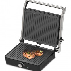 Grill electric Heinner HEG-K2000CP, termostat reglabil, tava pentru colectarea uleiului - Img 2