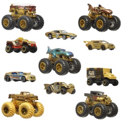 HOT WHEELS MONSTER TRUCK 50 BIGFOOT SET 11 VEHICULE TROPHY CHAMPIONS - Img 3