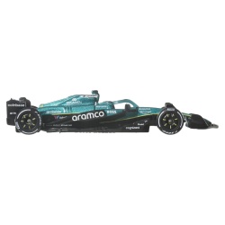 HOT WHEELS PREMIUM REAL RIDERS FORMULA 1 2024 MASINUTA METALICA ASTON MARTIN ARAMCO FORMULA ONE TEAM SCARA 1 LA 64 - Img 3