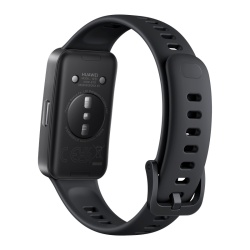 Huawei Band 10 Matte Black, Curea Fluoroelastomer Black - Img 3