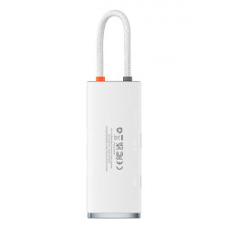 HUB multifunctional din seria Baseus Lite USB tip C - 2 x USB 3.0 / USB tip C PD / HDMI 1,4 / SD / TF alb (WKQX050102) - Img 7