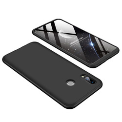 Husa 360° Matte Full Protection Gema Mixt pentru Huawei Honor Play (fata + spate ) , negru