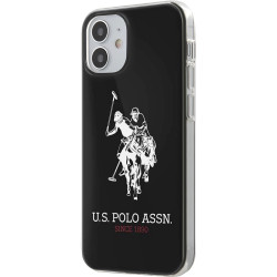 Husa Capac Spate Shiny Big Logo Negru APPLE Iphone 12 mini