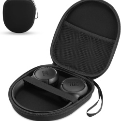 Husă de Protecție și Transport pentru Căști Wireless JBL Tune și Sony (WH-CH520 / WH-CH720N), Rigidă, Neagră