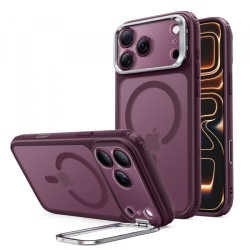 Husa MagSafe pentru Apple iPhone 18 Pro Max / 17 Pro Max, ESR, Classic Hybrid Kickstand, Visinie Inchis Satinata