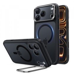 Husa MagSafe pentru Apple iPhone 18 Pro Max / 17 Pro Max, ESR, Classic Hybrid Kickstand, Neagra Satinata