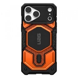 Husa MagSafe pentru Apple iPhone 18 Pro Max / 17 Pro Max, Urban Armor Gear, Monarch Pro Kevlar, Portocalie