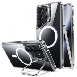 Husa MagSafe pentru Samsung Galaxy S26 Ultra, ESR, Classic Hybrid Kickstand, Transparenta