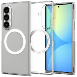 Husa MagSafe pentru Samsung Galaxy Z Fold8 Ultra F976, Spigen, Air Skin, Transparenta Alba ACS11505