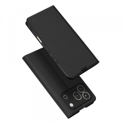 Husa pentru Honor 600 Pro, Techsuit, Magskin Book, Neagra