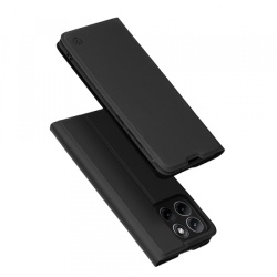 Husa pentru Motorola Edge 70 Fusion, Techsuit, Magskin Book, Neagra