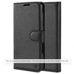 Husa pentru Oppo A6 4G, Techsuit, Leather Folio, Neagra