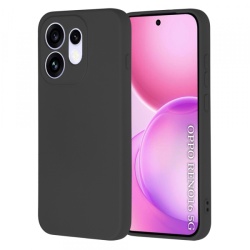 Husa pentru Oppo Reno16, Techsuit, SoftFlex, Neagra