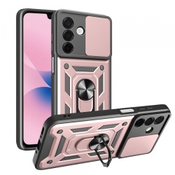 Husa pentru Samsung Galaxy A27 5G, Techsuit, CamShield, Roz Aurie