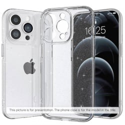 Husa pentru Samsung Galaxy S25 FE, Techsuit, SparkleSkin, Transparenta