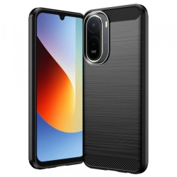 Husa pentru Xiaomi Redmi A7 Pro 4G, Techsuit, Carbon, Neagra