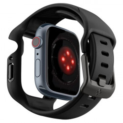 Husa protectoare + curea Spigen LIQUID AIR "PRO" pentru Apple Watch 7 (45 MM) BLACK