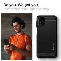 Husa protectoare Spigen Rugged Armor Samsung Galaxy M31S - negru - Img 8