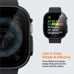 Husa Spigen Thin Fit 360 pentru Apple Watch Ultra (49 mm) - neagra - Img 4