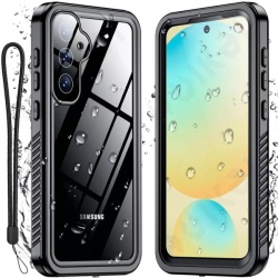 Husa Waterproof pentru Samsung Galaxy S25 S931, ShellBox, Neagra