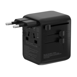 Incarcator Mophie Essential 35w GaN 5 Port + AC Travel Adapter Black - Img 5