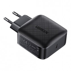 Incarcator priza Ugreen Fast 65W USB Type C Quick Charge 3.0 Power Delivery (Gallium Nitride) Black (CD217 70817)