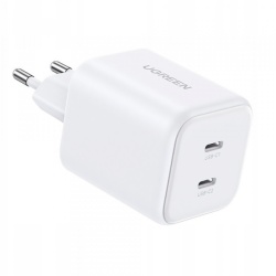 Incarcator Retea UGREEN X526 (65154), 45W, 3A, 2 x USB-C, Alb
