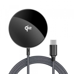 Incarcator Retea Wireless Acefast E24, 15W, 1.67A, Gri