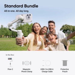 Insta360 Flow 2 Standard Bundle Summit White - Img 2