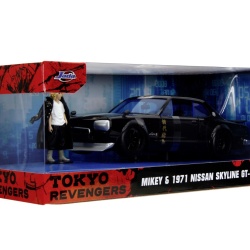 JADA SET TOKYO REVENGERS FIGURINA METALICA 7CM SI MASINUTA NISSAN SKYLINE GTR SCARA 1 LA 24