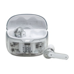 JBL Tune Beam Ghost Edition White