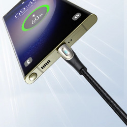 Joyroom Star-Light Series SA27-CC5 Cablu USB-C / USB-C 100W 1.2m - negru - Img 7