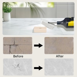 Kit Profesional de Reparare pentru Gresie, Faianță, Piatră Naturală, Parchet și Laminat cu Topitor de Ceară și 11 Nuanțe - Img 7
