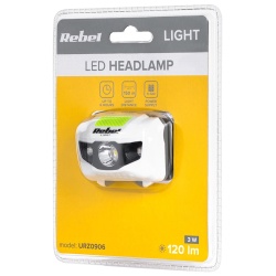 LANTERNA FRONTALA LED 3W 120LM REBEL - Img 4