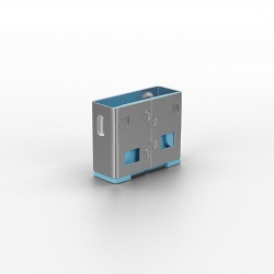 Lindy 10 USB Port Locks BLUE no Key - Img 6