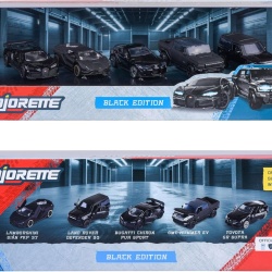 MAJORETTE SET 5 MASINUTE METALICE BLACK EDITION