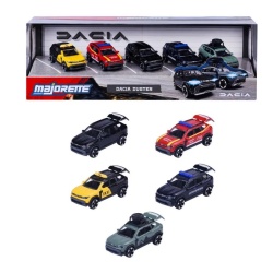 MAJORETTE SET 5 MASINUTE METALICE DACIA DUSTER SCARA 1 LA 64