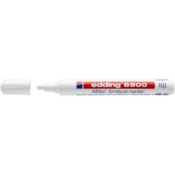 Marker Edding 8900 pentru retusuri mobilier lemn alb