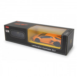 MASINA CU TELECOMANDA LAMBORGHINI AVENTADOR SVJ PORTOCALIU CU SCARA 1 LA 24 - Img 2
