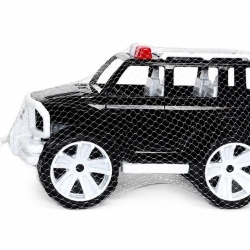MASINA JEEP OFF ROADER NEGRU ALB 32CM