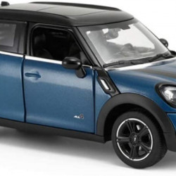 MASINUTA METALICA MINICOOPER ALBASTRU SCARA 1 LA 24 - Img 2